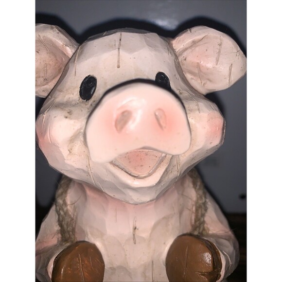 Pig Piggy Welcome Sign Standing Farmhouse Country Decor - Picture 6 of 8